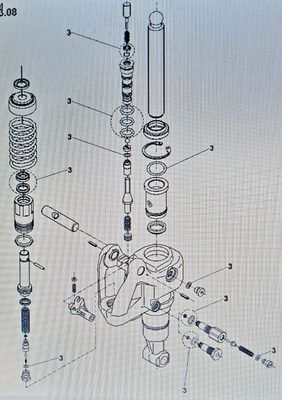 Jungheinrich Dichtsatz Für AM22 / AM2200 Hubwagen  Produktbild-Vorschau 2