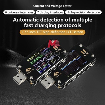DC 4-25V 6.5A Digital Voltage   Meter Power Tester USB Charge Detector #tp