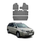 OMAC Floor Mats Liner for Toyota Sienna 2004-2010 Gray 4 Pcs