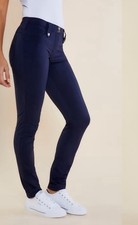 NWT Anatomie Skylar Skinny Travel Pant Color Navy Size Medium NEW  225