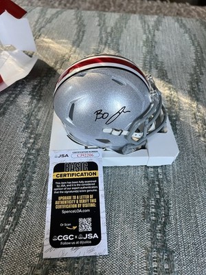 Bo Jackson Signed Autograph Ohio State Mini Helmet Riddell OSU