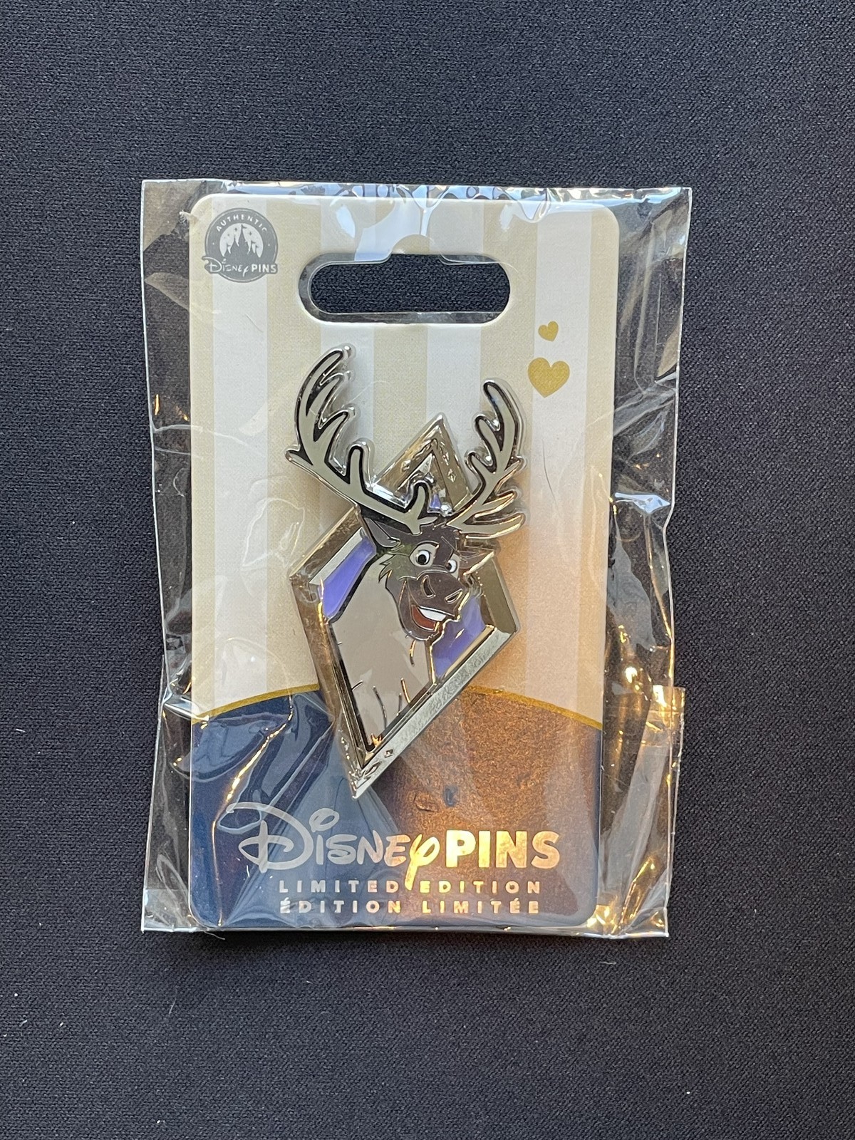 Disney UK Tails of Friendship Sven Frozen Silver Frame Pin LE 1750 2026