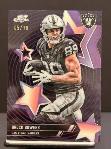 2025 Topps Cosmic Chrome Brock Bowers Base (RAW)