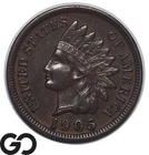 1905 Indian Head Cent Penny, Choice Unc+