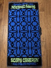 Rare Scotty Cameron Blue Dog Wave Towel Golf Bag Towel