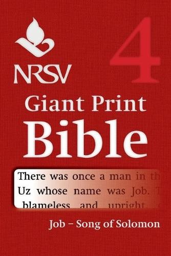 NRSV Giant Print Bible: Volume 4, Job - Song of Songs by Not Available (2016,... - Image 6