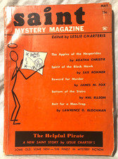 The Saint Mystery Magazine, May 1962 - Agatha Christie, Sax Rohmer, Hal Ellson