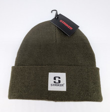 Striker Keystone Cuffed Hat Beanie Unisex Olive Green Winter Warm Outdoor Fish