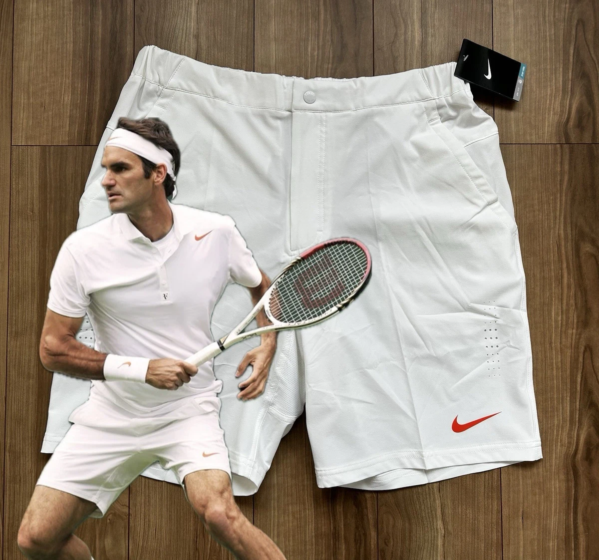 超希少 フェデラー着用NIKEプレミアムRFシャツ Nike RF Tennis Men's Activewear | eBay