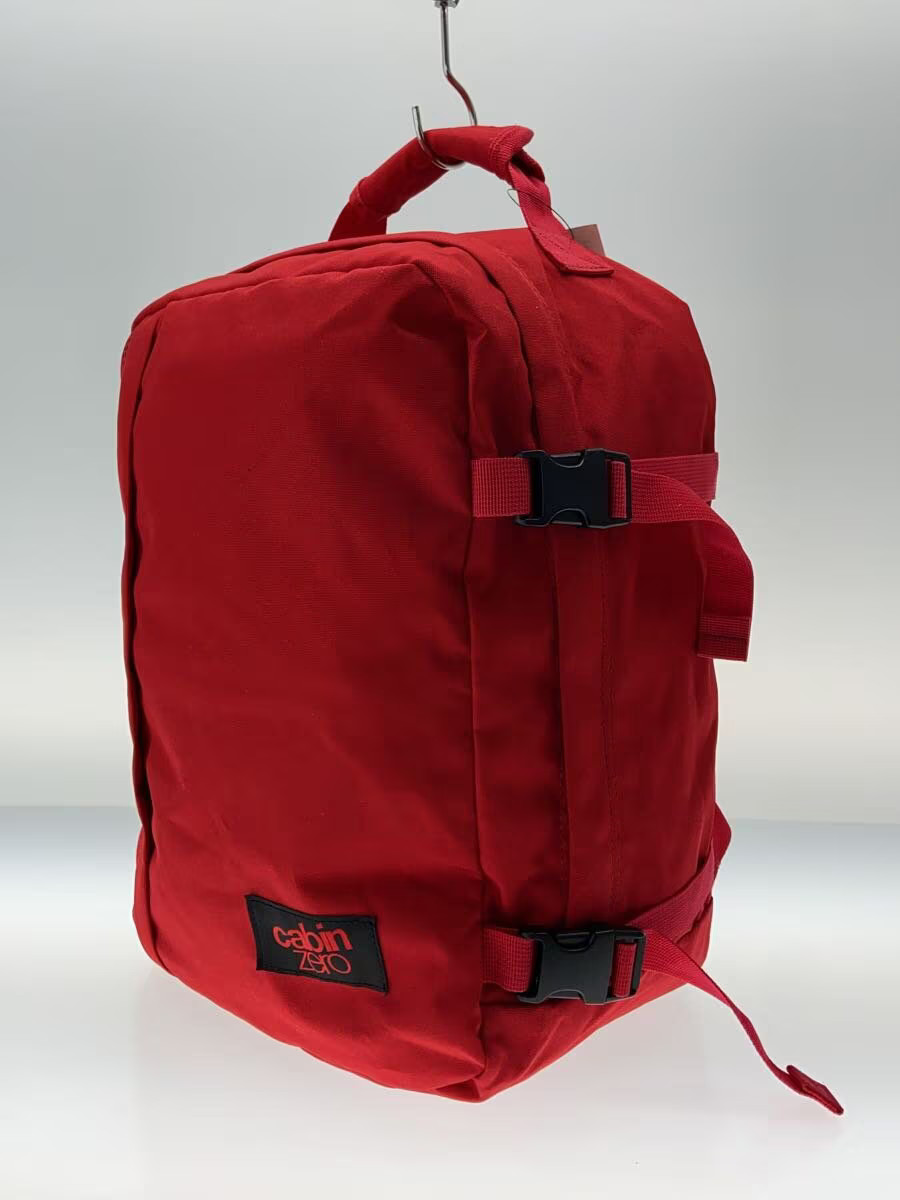 cabin zero backpack polyester red plain - image 2