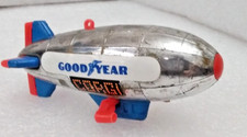 Vintage 1981 Corgi Juniors Goodyear Blimp 3" Silver Toy Model No83 Rare