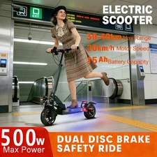 45Miles Adult Electric Scooter: Dual Susp & Brakes, LED-Powered, Next- Gen Ride