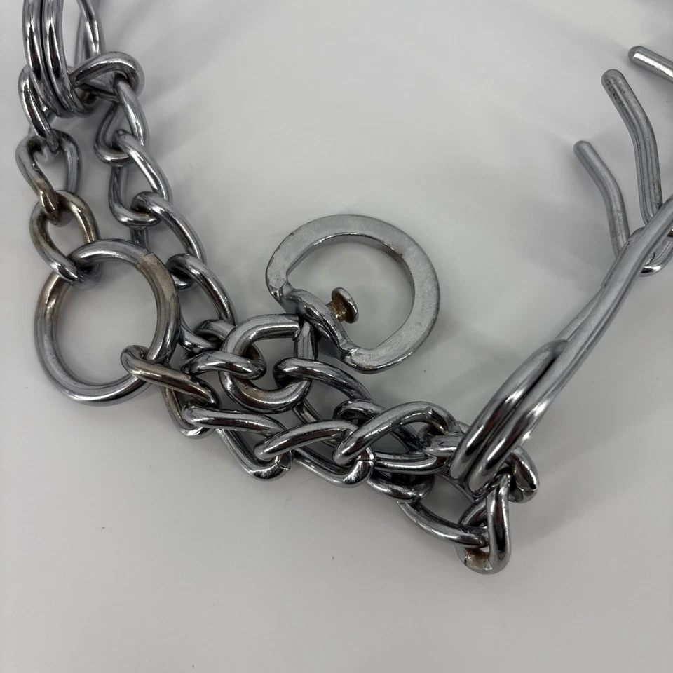 Herm Sprenger Pinch / Prong Collar , 21" Long, 1” & 1.5” Wide size, Lot Of 2 - Image 4 of 4