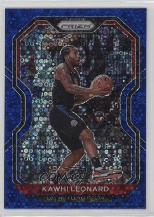 2020-21 Panini Prizm Fast Break Blue Prizm 58/175 Kawhi Leonard #209 rf2