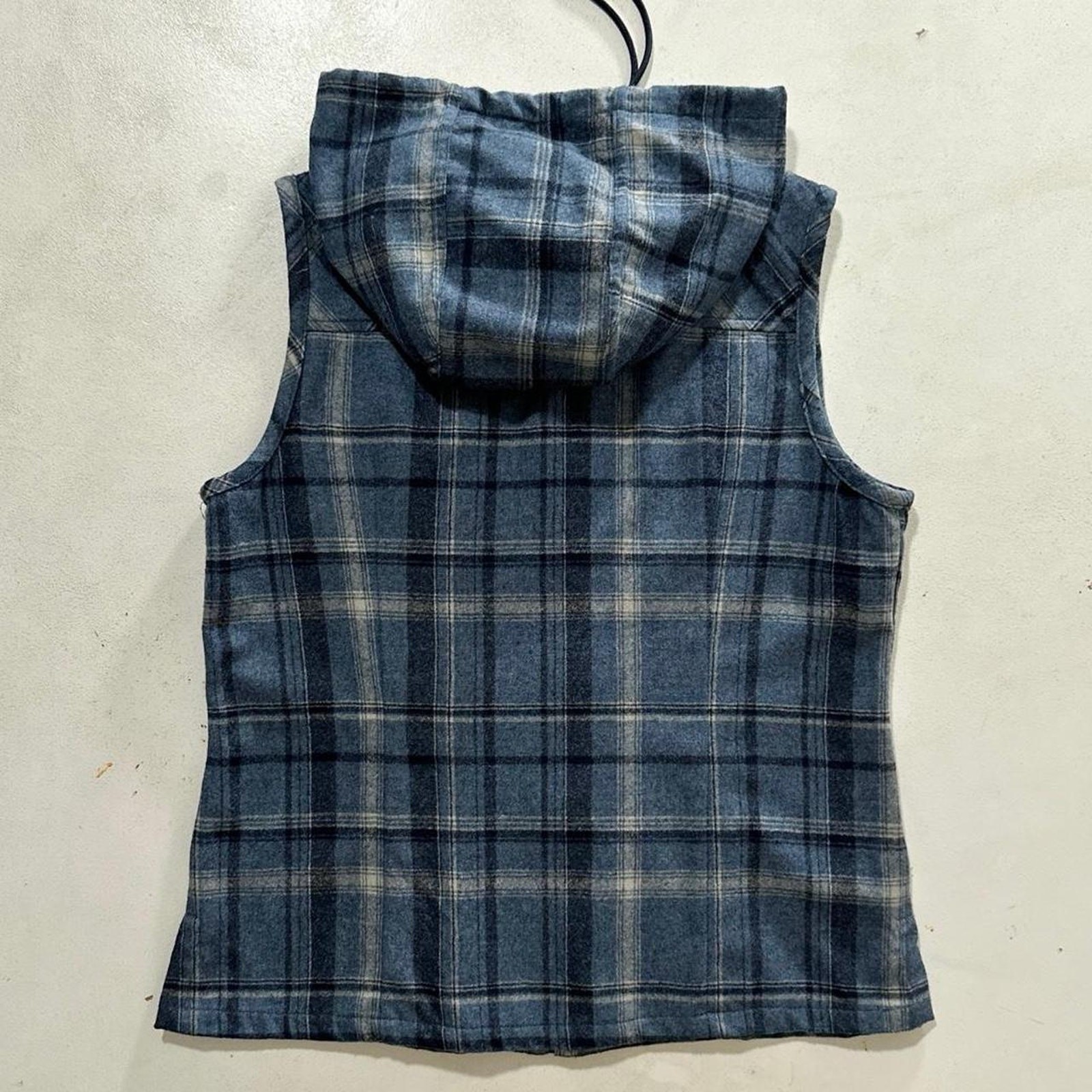 Pendleton Full Zip Virgin Wool Flannel Hooded Pla… - image 5