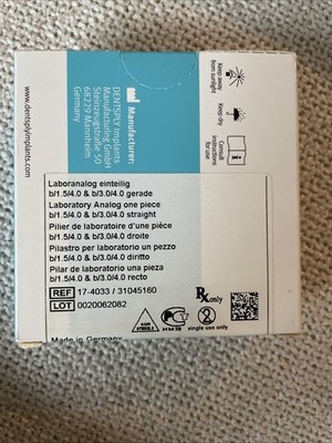 ANKYLOS DENTSPLY Lab Analog 1 Pc B/1.5/4.0 & B/3.0/4.0 Straight 17-4033/31045160