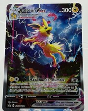 Carta JUMBO Jolteon VMAX Alt Art SWSH184 Pokémon Collezione Premium