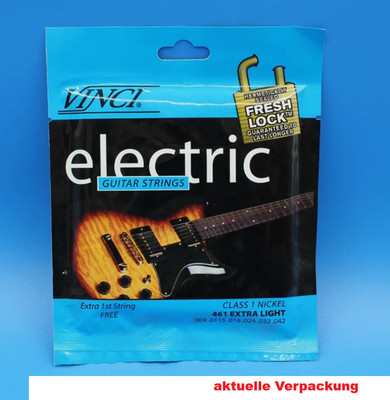 VINCI Electric Guitar Strings Class 1 Nickel 461 Extra Light