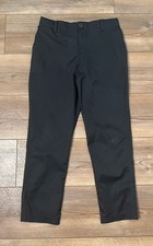 Under Armour Youth Boys 12 YM Golf Pants Black Adjustable Waist