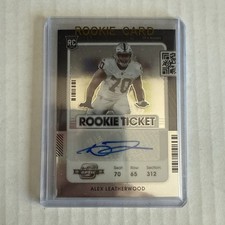 2021 Panini Contenders #149 Alex Leatherwood Auto RC Rookie #149
