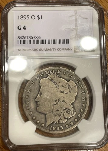 1895 O Morgan Silver Dollar $1 NGC G4 Good Key Date