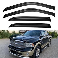 Window Visors Rain Guards for 2009-2018 Dodge Ram 2009-2018 ram 1500 Crew Cab