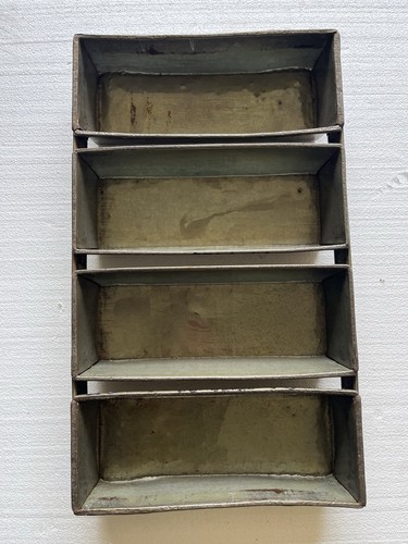 Ekco Glaco 4-Loaf Welded Bread STRAP Pan Bakery  HD 4 Strap Approx 23"  4.5x12x3