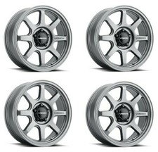 Set 4 16 Vision 351 Flow Satin Grey 16x8 Wheels 5x5.5 5x139.7 0mm Rims Set 4 16 Vision 351 Flow Satin Grey 16x8 Wheels 5x5.5 5x139.7 0mm Rims