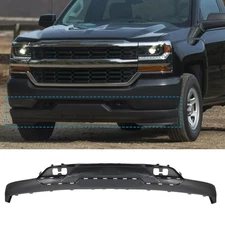 Front Bumper Valance For Chevrolet Silverado 1500 2016-2018 W/Tow Hook Holes