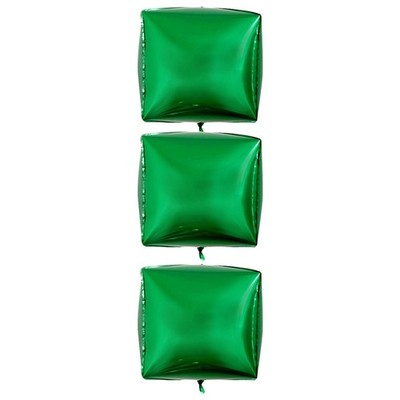 3 Pcs Quadratische Ballons Geburtstags Partyballon Aluminiumfolienballon