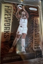 2025 Panini Prizm WNBA - Fireworks Aliyah Boston #3