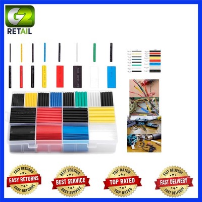 Pro-Grade Heat Shrink Tubing Kit - 580 Pcs, Great for Electrical Repairs & DIY