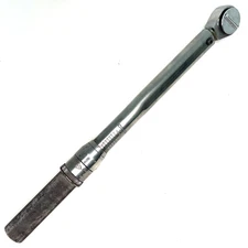 SK Tools 3/8" Drive Micrometer Torque Wrench 74075-33 Reversible Vintage