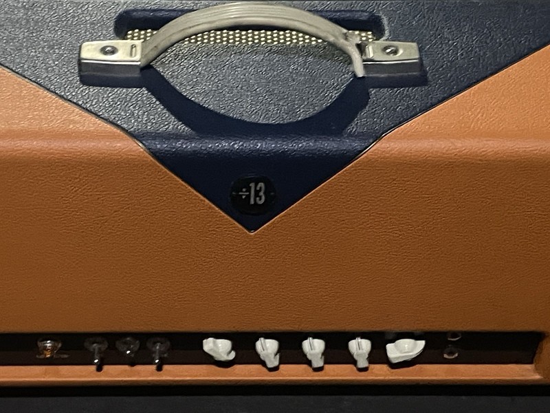 Brand New DIVIDED BY 13 BTR 23 HEAD Orange & Blue Amazing !! AUCTION 1 Day Only