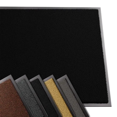 VOUNOT 90x120cm Negro Antideslizante Polvo Alfombra Lavable Int/Ext - Imagen 1 de 4