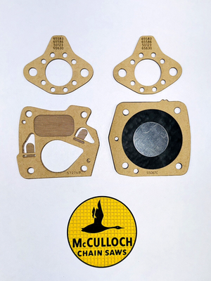 #ad #ad McCulloch Mac 9 Flatback Carb Diaphragm Set Tested and Proven see Pics Read Desc $19.95