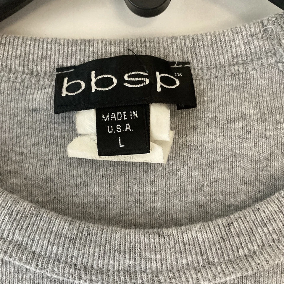 Camiseta sin mangas vintage Y2K Bebe Sport BBSP sexy glamour gráfica ropa de club nocturno hecha en EE. UU. LRG Foto 4 de 4