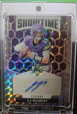2025 Panini Mosaic Showtime JJ McCarthy Auto #SOS-JJM