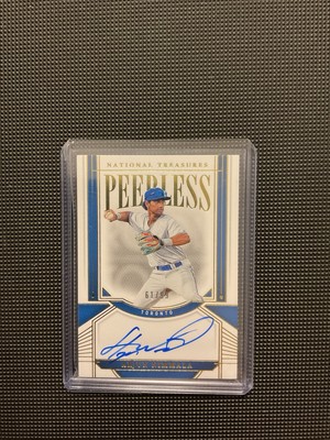 2024 Arjun Nimmala National Treasures Peerless Signatures Blue Jays /99