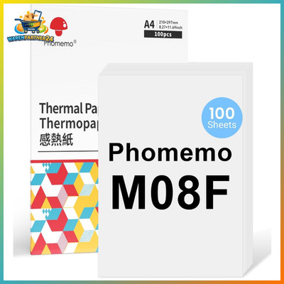 Thermopapier A4 210x297mm 100 Blatt für Mobiler Drucker M08F M08D M832 M833 M834