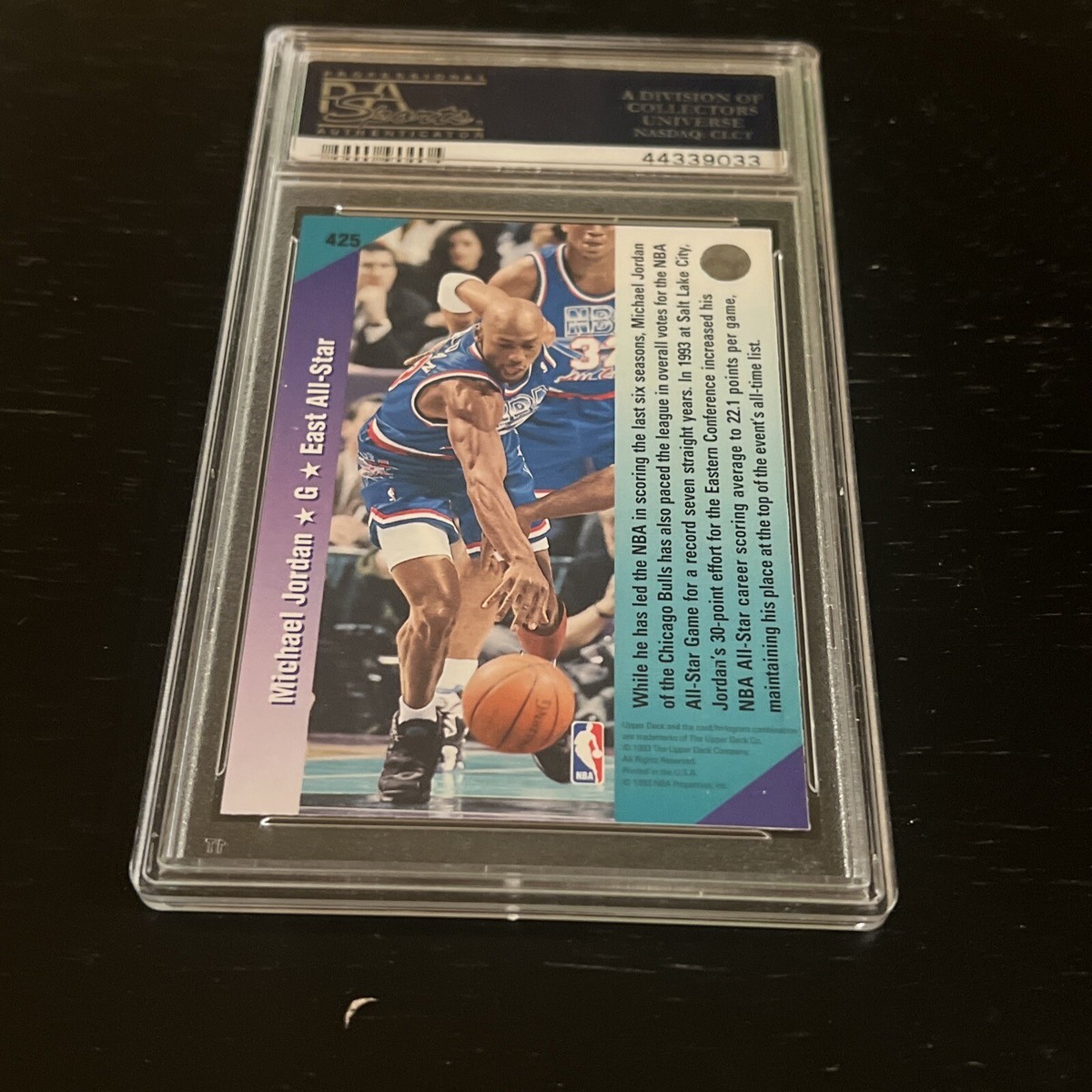1992-93 Upper Deck Michael Jordan East All Star #425 PSA 10 Gem