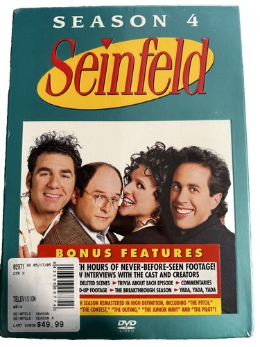 Seinfeld: the Complete Ninth Season (DVD, 1997) Brand New Sealed