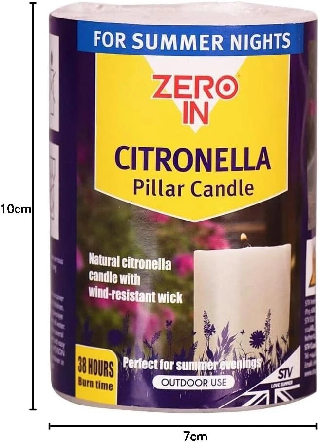 Versatile Round Citronella Candle for Outdoor Spaces - Natural Insect Control - Image 4 of 4