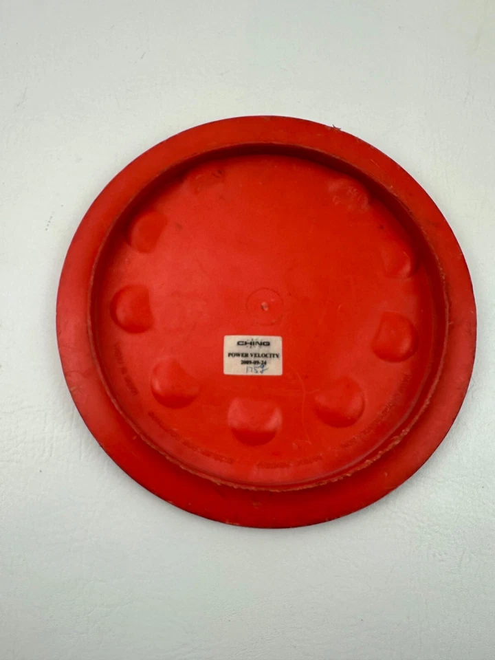 Ching Power Velocity Vintage Golf Disc PFN OOP Red 176g - Image 3 of 4