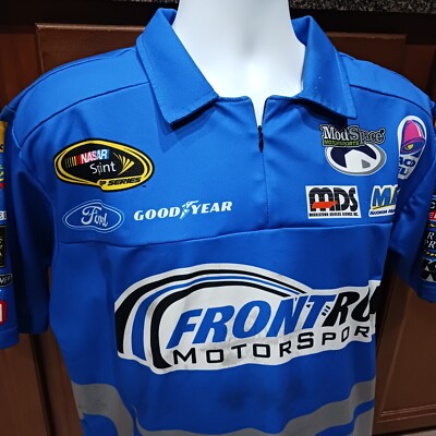 Front Row Motorsports Large Race Used Crew Shirt Taco Bell NASCAR
