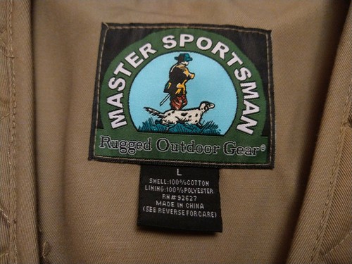 Master Sportsman Rugged Outdoor Gear Shooting Vest Mens Size Largea - Picture 3 of 8