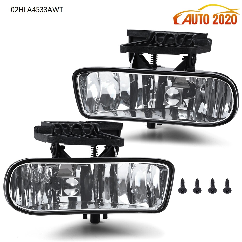 Left+Right Fog light Set Fit For 99-02 GMC Sierra Fog Lights Driving Lamp