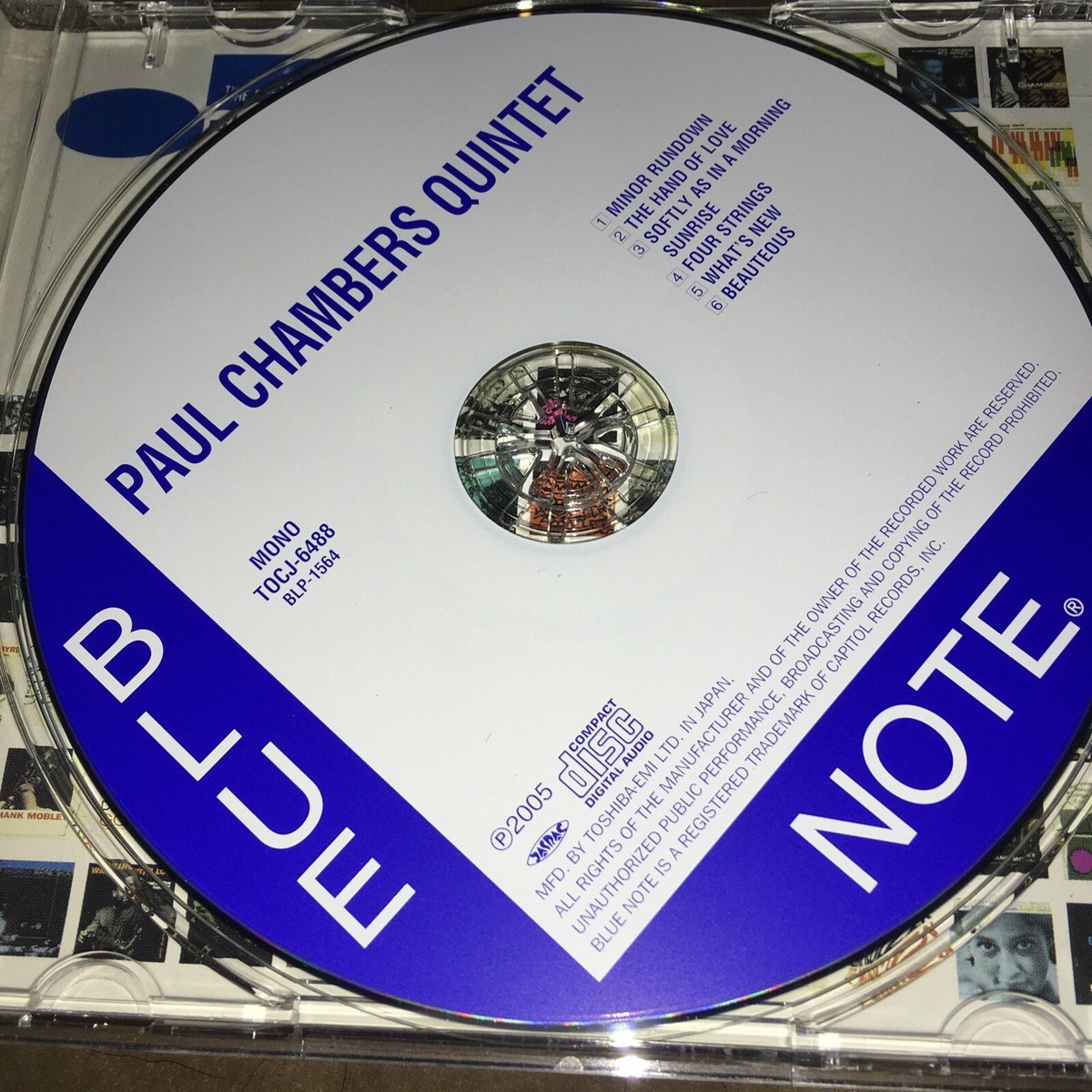 Paul Chambers Quintet made in Japan pressing CD DONALD BYRD