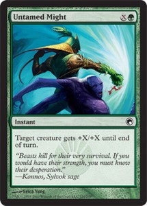 Untamed Might x4 - Scars of Mirrodin - NM-Mint, English - Scars of Mirrodin