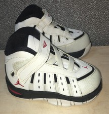 Vintage Toddler Air Jordan 414865-102 Size 5c White/Black Gently Used Free Ship